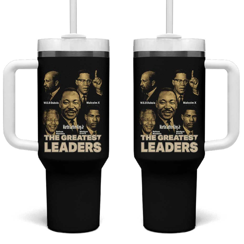 The Greatest Black Leaders Tribute Tumbler With Handle Civil Rights Icons Legacy