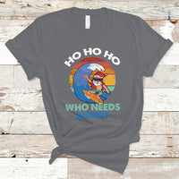 Christmas in July T Shirt Funny Santa Surfing Christmas In July Summer Hawaii Beach - Wonder Print Shop