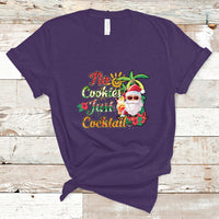Christmas in July T Shirt No Cookies Just Cocktails Hawaiian Santa Christmas In July - Wonder Print Shop