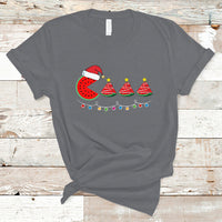 Christmas in July T Shirt Lighting Santa Watermelon Pie Eating Christmas In July - Wonder Print Shop