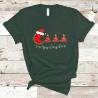 Christmas in July T Shirt Lighting Santa Watermelon Pie Eating Christmas In July - Wonder Print Shop