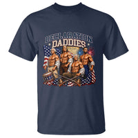 1776 America Declaration Daddies Patriotic T Shirt Funny Buff Founding Fathers Muscular Patriots