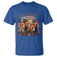 1776 America Declaration Daddies Patriotic T Shirt Funny Buff Founding Fathers Muscular Patriots