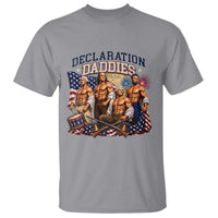 1776 America Declaration Daddies Patriotic T Shirt Funny Buff Founding Fathers Muscular Patriots