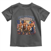 1776 America Declaration Daddies Patriotic Toddler T Shirt Funny Buff Founding Fathers Muscular Patriots