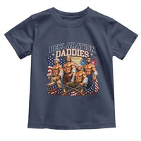 1776 America Declaration Daddies Patriotic Toddler T Shirt Funny Buff Founding Fathers Muscular Patriots