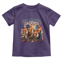 1776 America Declaration Daddies Patriotic Toddler T Shirt Funny Buff Founding Fathers Muscular Patriots