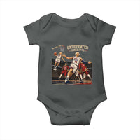 Undefeated Since 1776 George Washington Basketball Baby Onesie Funny USA Dream Team Founding Fathers Slam Dunk Patriotic Sports