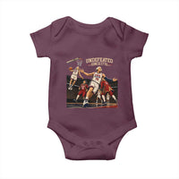 Undefeated Since 1776 George Washington Basketball Baby Onesie Funny USA Dream Team Founding Fathers Slam Dunk Patriotic Sports
