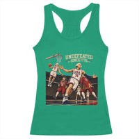 Undefeated Since 1776 George Washington Basketball Racerback Tank Top Funny USA Dream Team Founding Fathers Slam Dunk Patriotic Sports