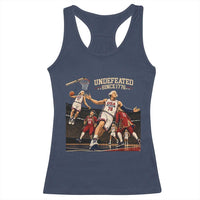 Undefeated Since 1776 George Washington Basketball Racerback Tank Top Funny USA Dream Team Founding Fathers Slam Dunk Patriotic Sports