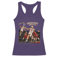 Undefeated Since 1776 George Washington Basketball Racerback Tank Top Funny USA Dream Team Founding Fathers Slam Dunk Patriotic Sports