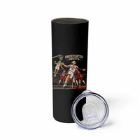 Undefeated Since 1776 George Washington Basketball Skinny Tumbler Funny USA Dream Team Founding Fathers Slam Dunk Patriotic Sports