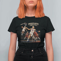 Undefeated Since 1776 George Washington Basketball T Shirt For Women Funny USA Dream Team Founding Fathers Slam Dunk Patriotic Sports