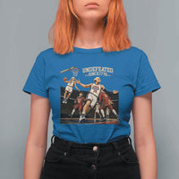Undefeated Since 1776 George Washington Basketball T Shirt For Women Funny USA Dream Team Founding Fathers Slam Dunk Patriotic Sports