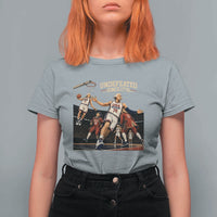 Undefeated Since 1776 George Washington Basketball T Shirt For Women Funny USA Dream Team Founding Fathers Slam Dunk Patriotic Sports