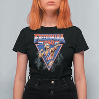 Freedomania 250 George Washington Wrestler Graphic T Shirt For Women Funny Muscular President Lightning 1776 to 2026 Semiquincentennial