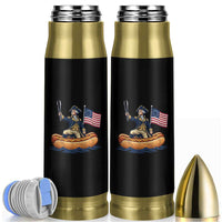 George Washington Crossing The Delaware on Hot Dog Boat Bullet Tumbler Funny BBQ Party 4th of July Graphic