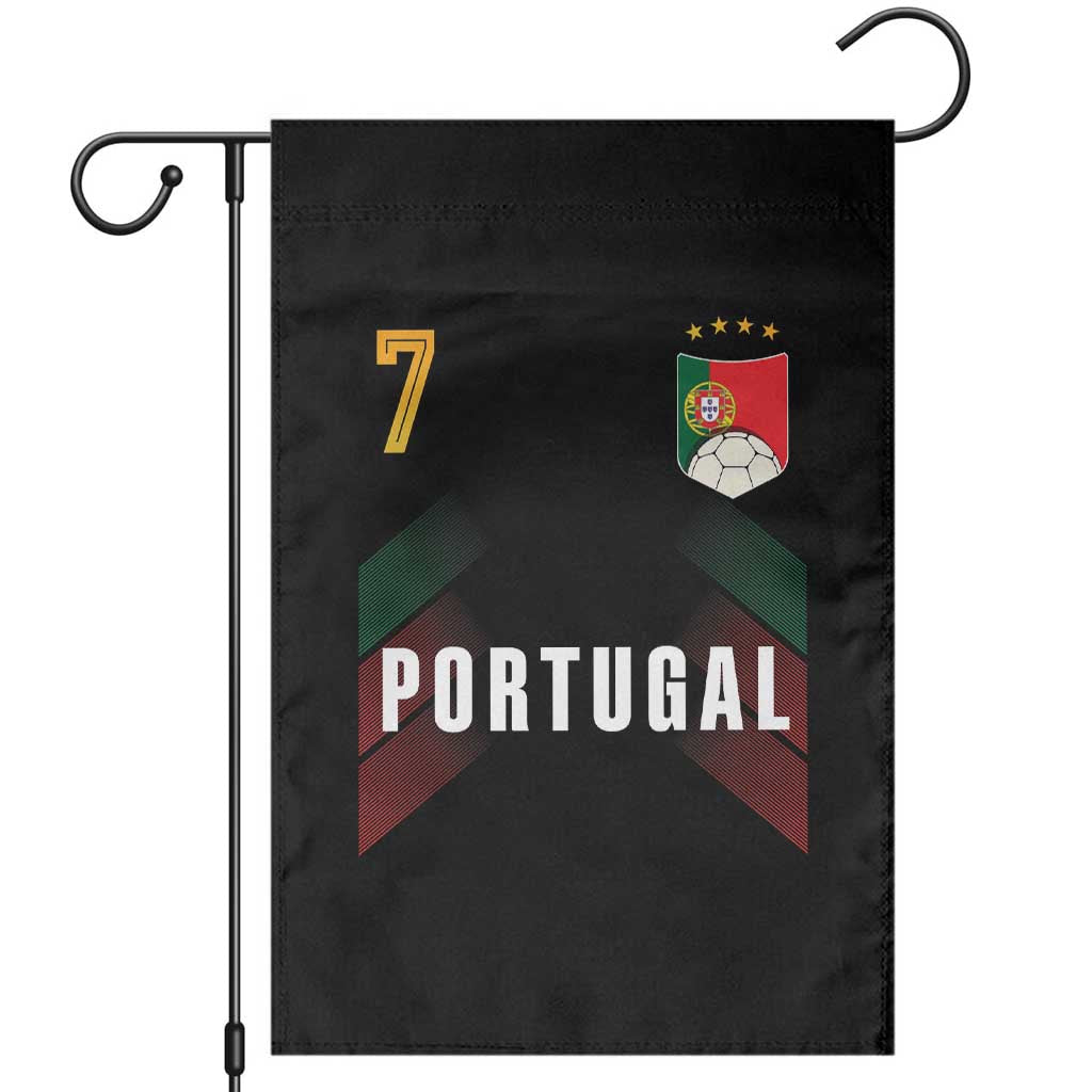 Portugal Soccer Fans Graphic Jersey Style Garden Flag Proud Portuguese Football Lover