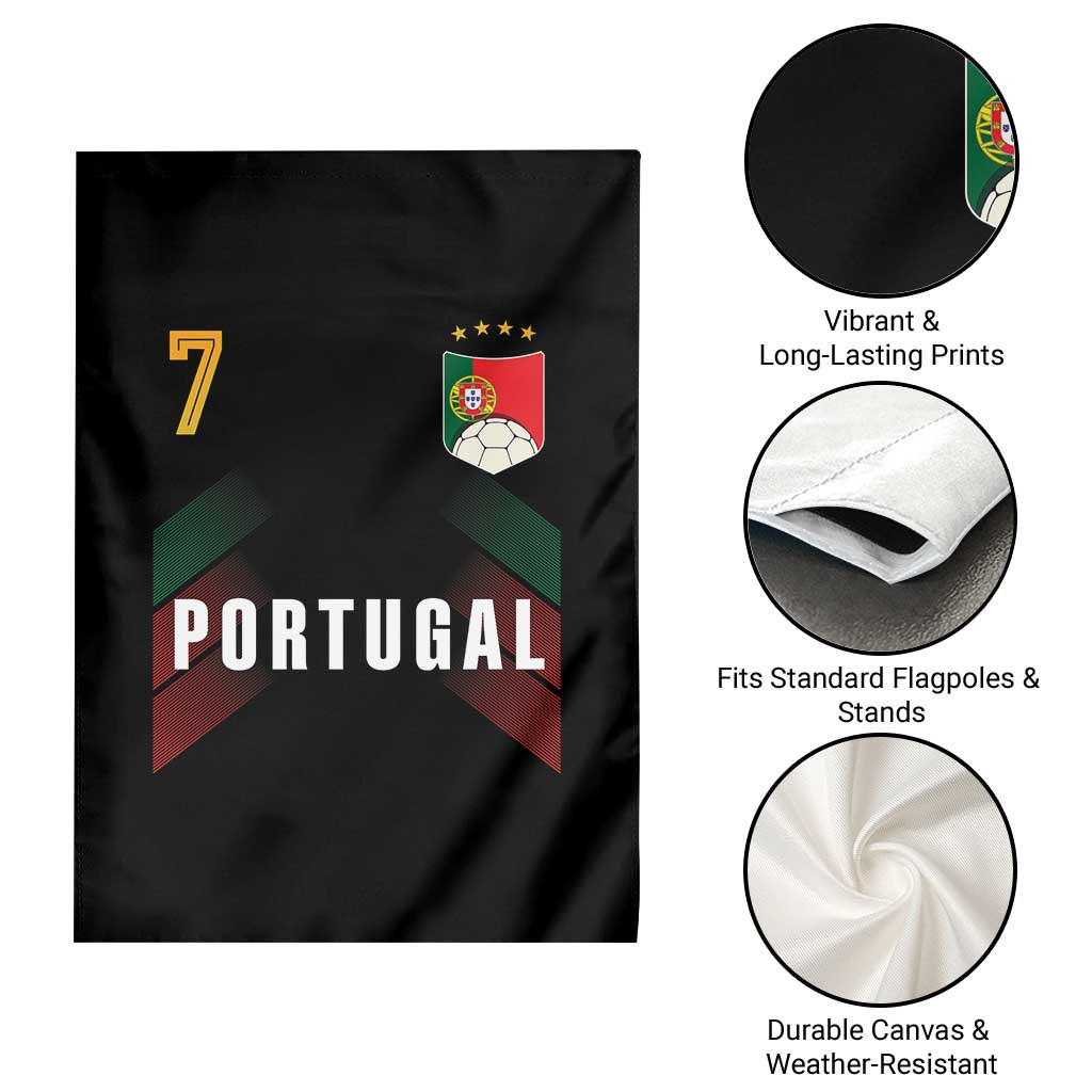 Portugal Soccer Fans Graphic Jersey Style Garden Flag Proud Portuguese Football Lover