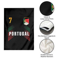 Portugal Soccer Fans Graphic Jersey Style Garden Flag Proud Portuguese Football Lover