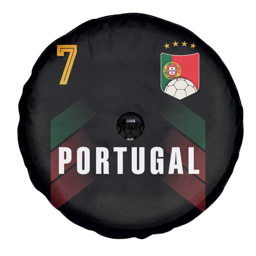 Portugal Soccer Fans Graphic Jersey Style Spare Tire Cover Proud Portuguese Football Lover