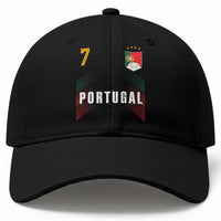 Portugal Soccer Fans Graphic Jersey Style Baseball Cap Proud Portuguese Football Lover