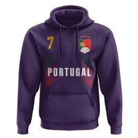 Portugal Soccer Fans Graphic Jersey Style Hoodie Proud Portuguese Football Lover