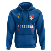 Portugal Soccer Fans Graphic Jersey Style Hoodie Proud Portuguese Football Lover