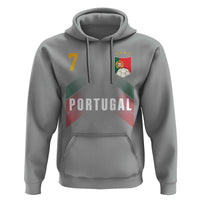 Portugal Soccer Fans Graphic Jersey Style Hoodie Proud Portuguese Football Lover