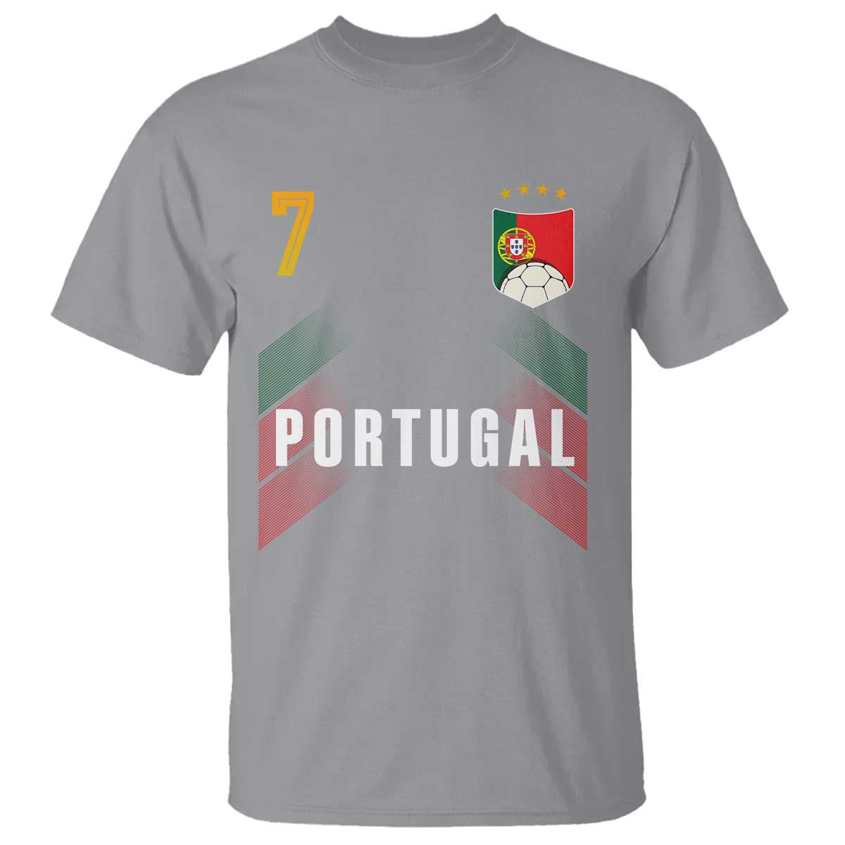 Portugal Soccer Fans Graphic Jersey Style T Shirt Proud Portuguese Football Lover
