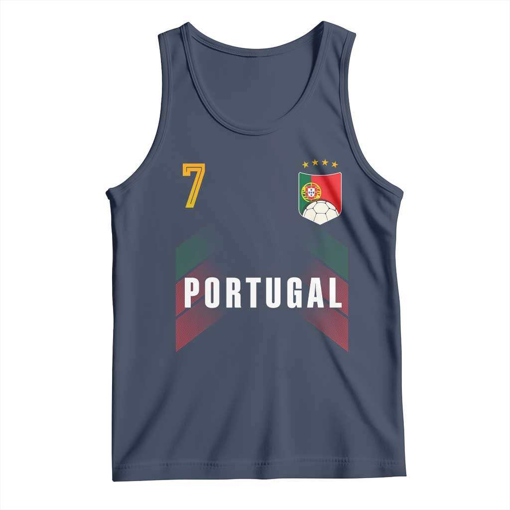 Portugal Soccer Fans Graphic Jersey Style Tank Top Proud Portuguese Football Lover
