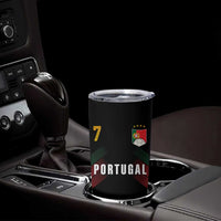 Portugal Soccer Fans Graphic Jersey Style Tumbler Cup Proud Portuguese Football Lover