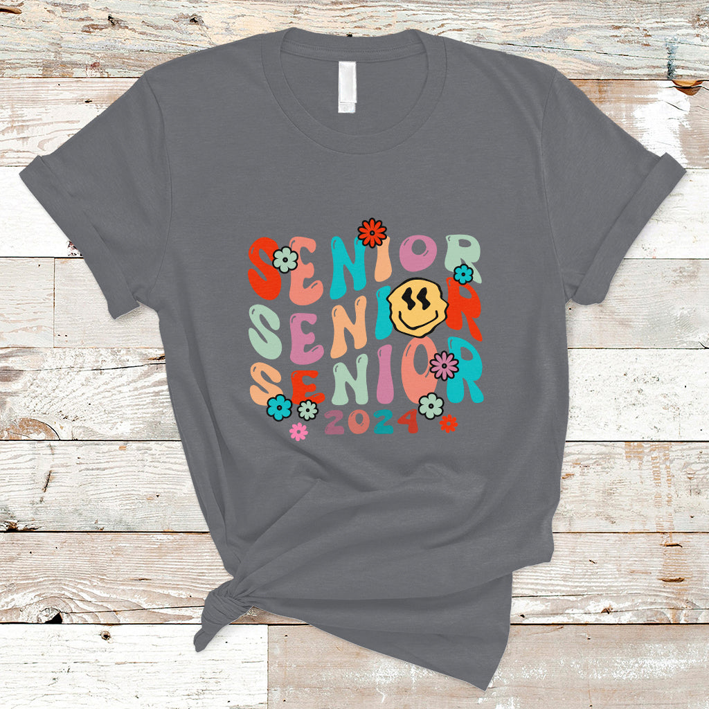 T Shirt Senior 2024 Class of 2024 Graduation High School - Wonder Print Shop