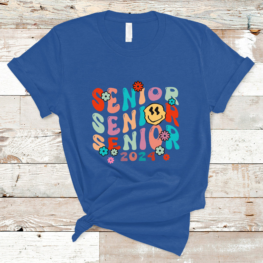 T Shirt Senior 2024 Class of 2024 Graduation High School - Wonder Print Shop