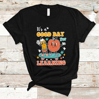 T Shirt It's Beautiful Day For Learning Retro Groovy Skateboard Inspirational Teachers Students - Wonder Print Shop