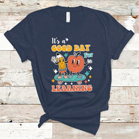 T Shirt It's Beautiful Day For Learning Retro Groovy Skateboard Inspirational Teachers Students - Wonder Print Shop