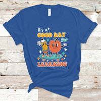 T Shirt It's Beautiful Day For Learning Retro Groovy Skateboard Inspirational Teachers Students - Wonder Print Shop