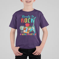 Ready To Rock Kindergarten T Shirt For Kid Guitar Boys Girls 1st Day Of School - Wonder Print Shop