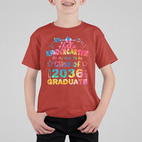 Hello Kindergarten T Shirt For Kid On My Way To Be Class Of 2036 Graduate 1st Day Of School - Wonder Print Shop