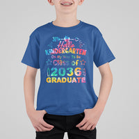 Hello Kindergarten T Shirt For Kid On My Way To Be Class Of 2036 Graduate 1st Day Of School - Wonder Print Shop