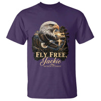 Fly Free Jackie Big Bear Bald Eagle Memorial T Shirt California Valley Sunset Forest Nature Graphic