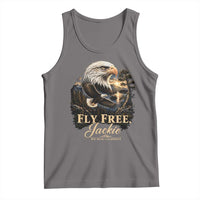 Fly Free Jackie Big Bear Bald Eagle Memorial Tank Top California Valley Sunset Forest Nature Graphic