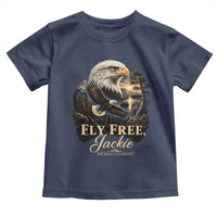 Fly Free Jackie Big Bear Bald Eagle Memorial Toddler T Shirt California Valley Sunset Forest Nature Graphic