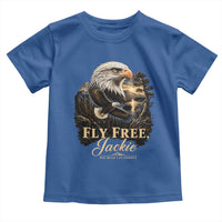 Fly Free Jackie Big Bear Bald Eagle Memorial Toddler T Shirt California Valley Sunset Forest Nature Graphic
