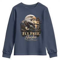 Fly Free Jackie Big Bear Bald Eagle Memorial Youth Sweatshirt California Valley Sunset Forest Nature Graphic