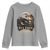 Fly Free Jackie Big Bear Bald Eagle Memorial Youth Sweatshirt California Valley Sunset Forest Nature Graphic