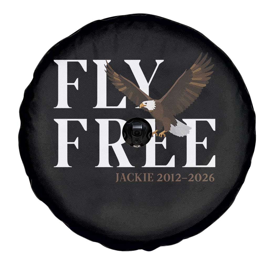 Fly Free Jackie Eagle 2012 2026 Memorial Spare Tire Cover Soaring Wilderness Tribute