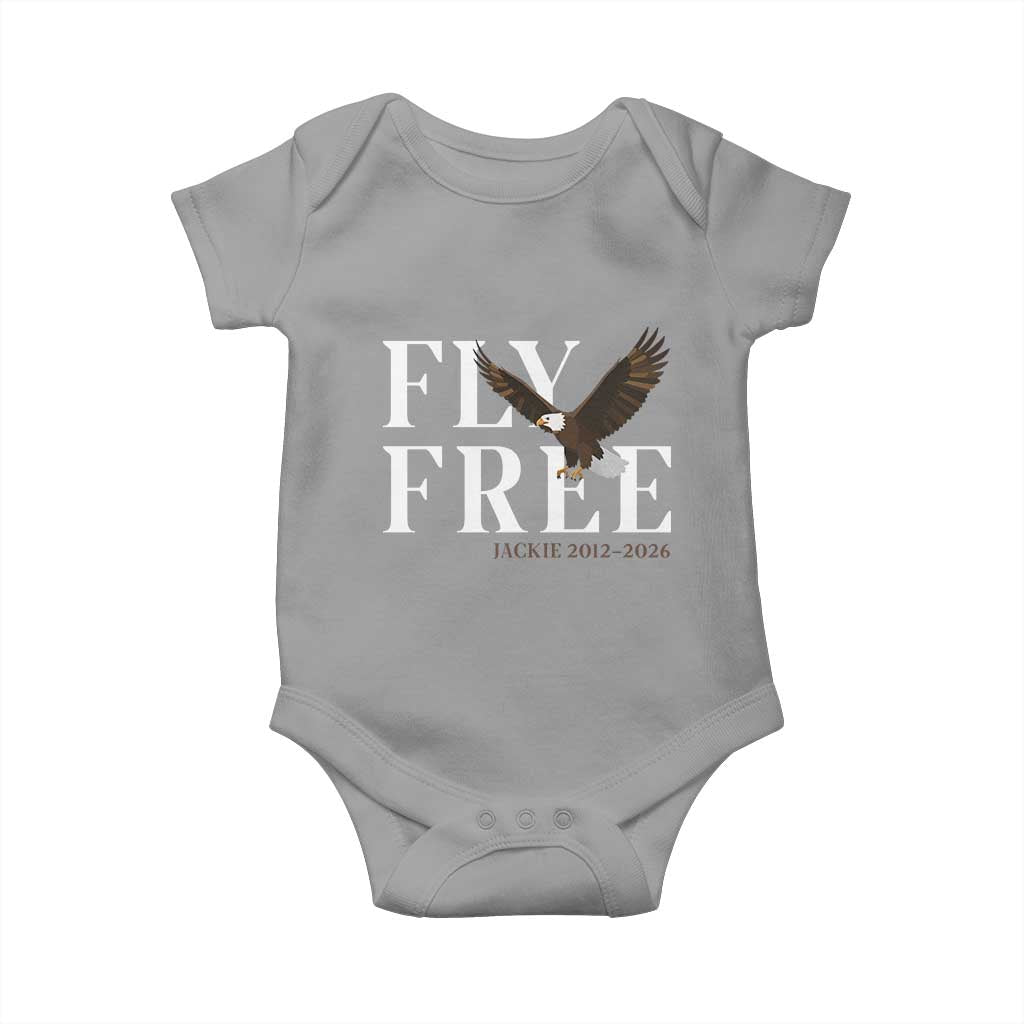 Fly Free Jackie Eagle 2012 2026 Memorial Baby Onesie Soaring Wilderness Tribute
