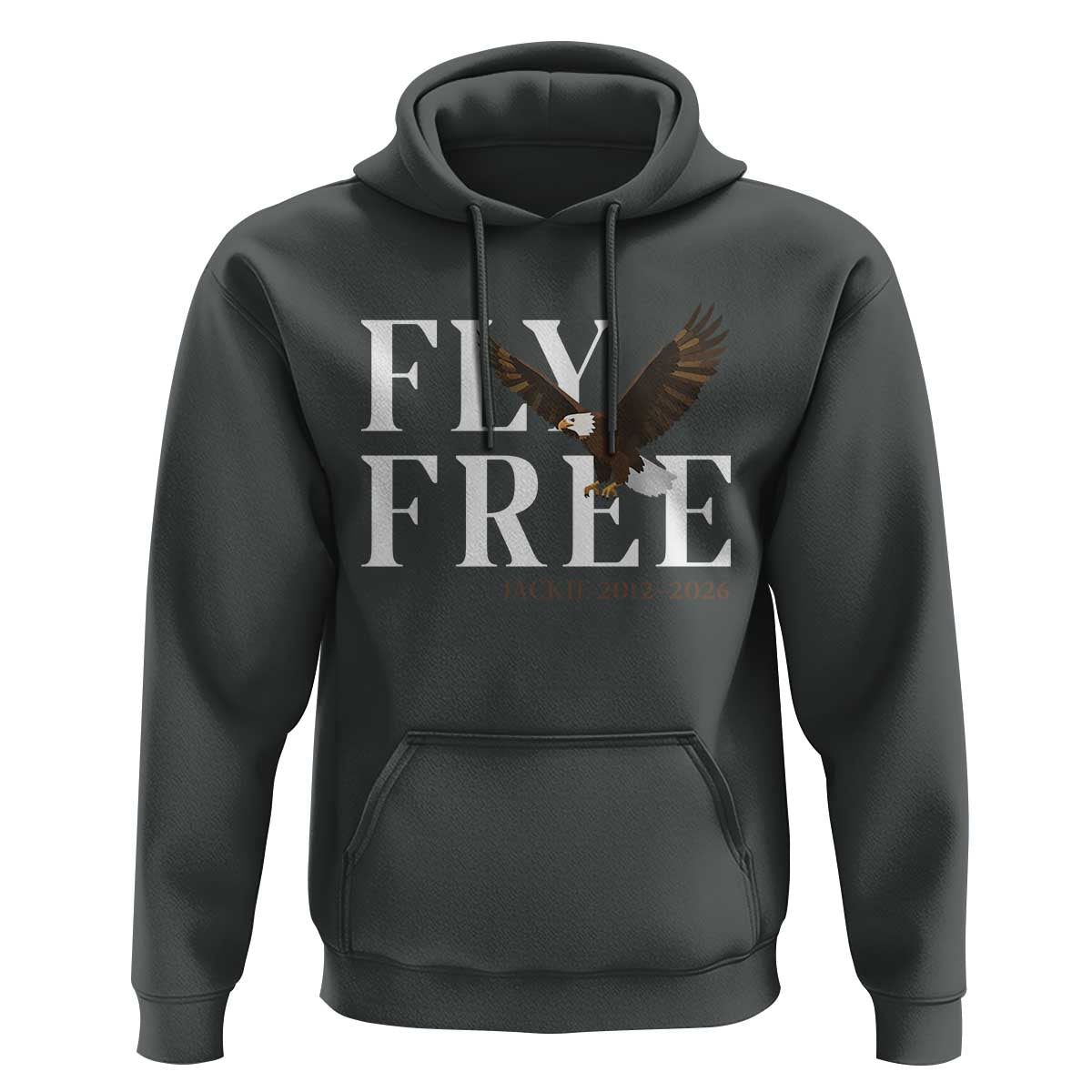Fly Free Jackie Eagle 2012 2026 Memorial Hoodie Soaring Wilderness Tribute